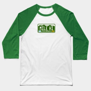 Colorado License Plate Tee - Mile Hi Baseball T-Shirt